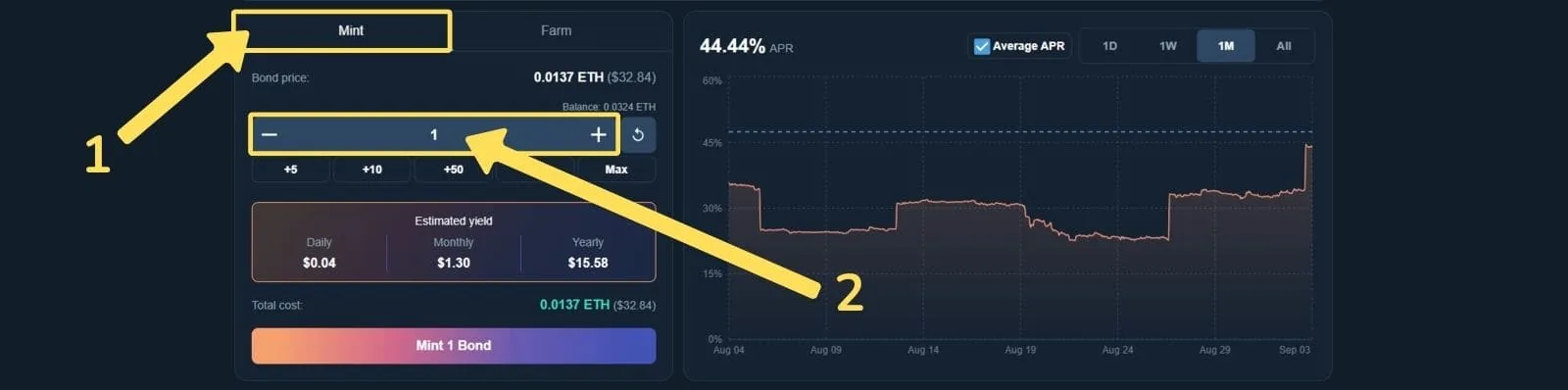 Choose how many Bonds you want to buy Choose how many Bonds you want to buy